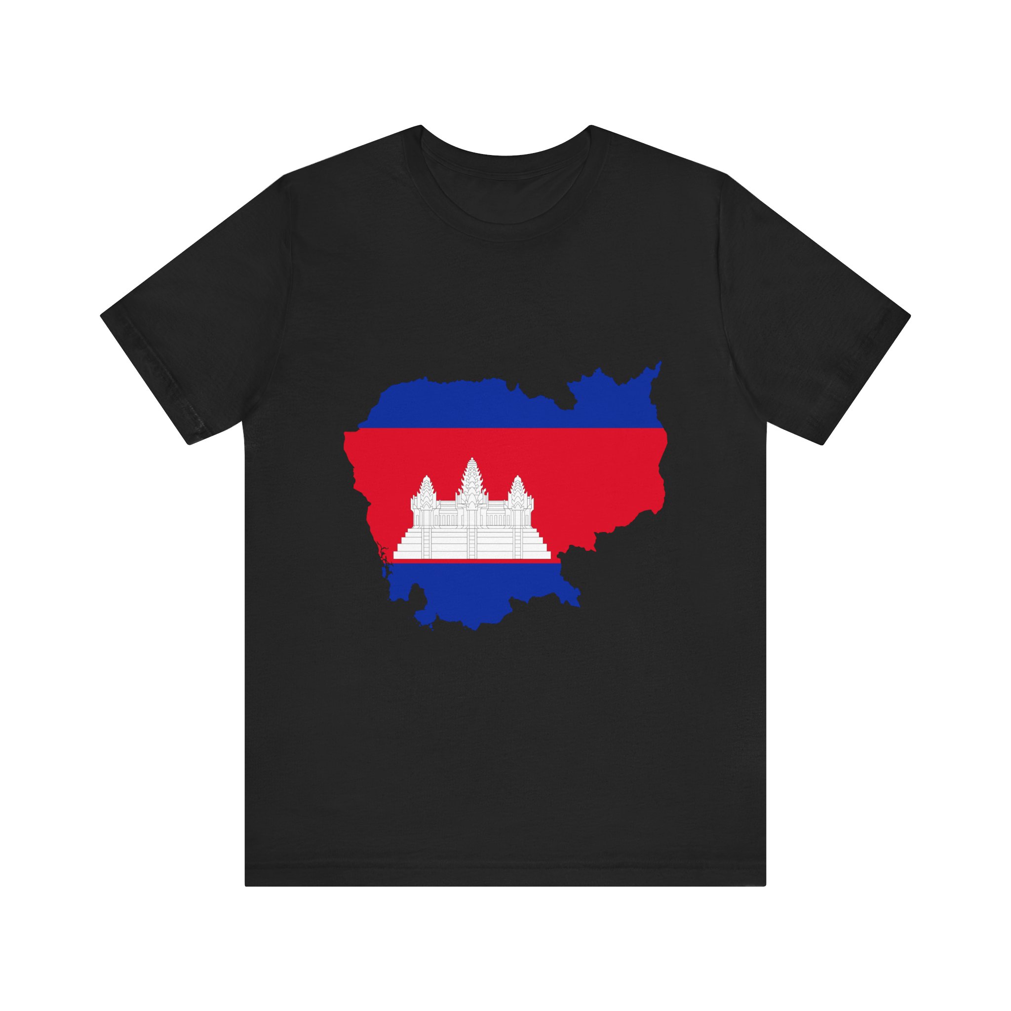 Cambodia Flag Graphic Tee - Unisex Short Sleeve T-Shirt - Image 4
